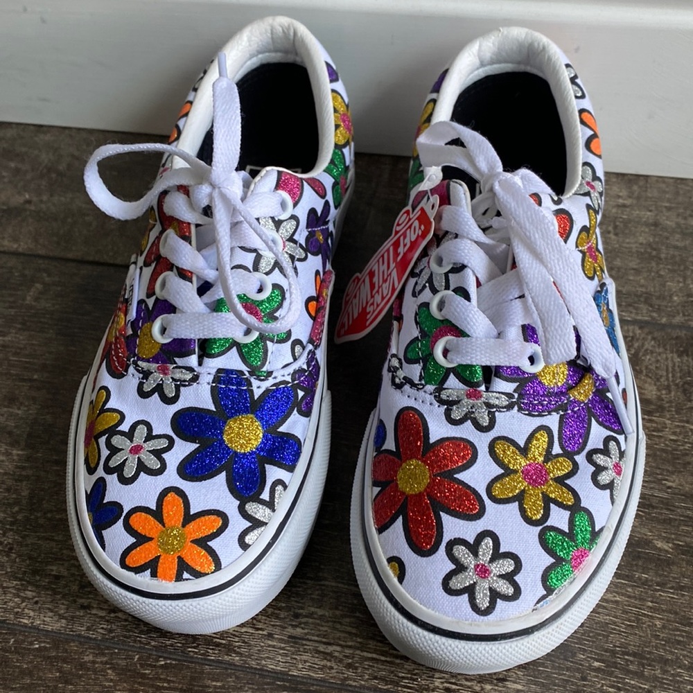 Vans Era Platform Glitter Daisie Size 6